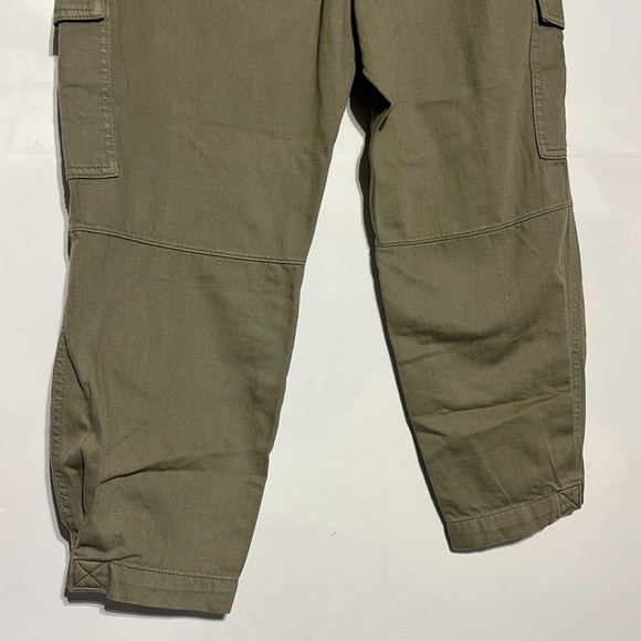 Banana Republic Utility High Rise Cargo Pants Surplus Green Size 10 - Picture 11 of 14